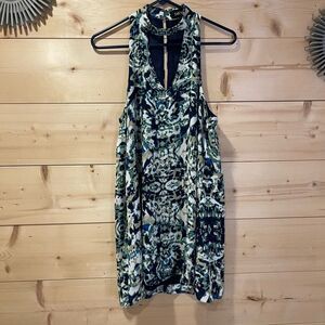 fab’rik printed flowy mini dress